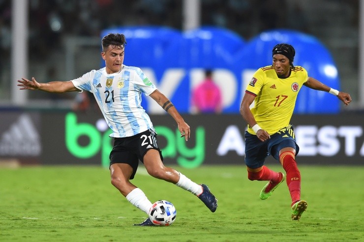 Dybala vs. Colombia.(Getty)