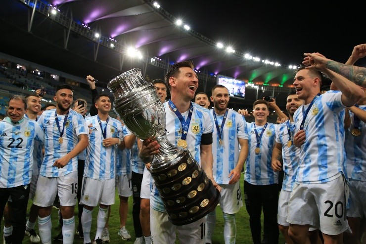 Argentina gritó campeón en el Maracaná.(Getty)