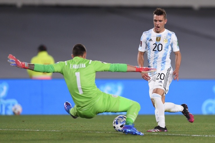 Lo Celso, titular indiscutido para Scaloni.(Getty)