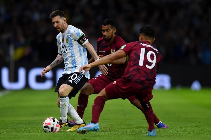 Argentina 3- Venezuela0 por las Eliminatorias.(Getty)