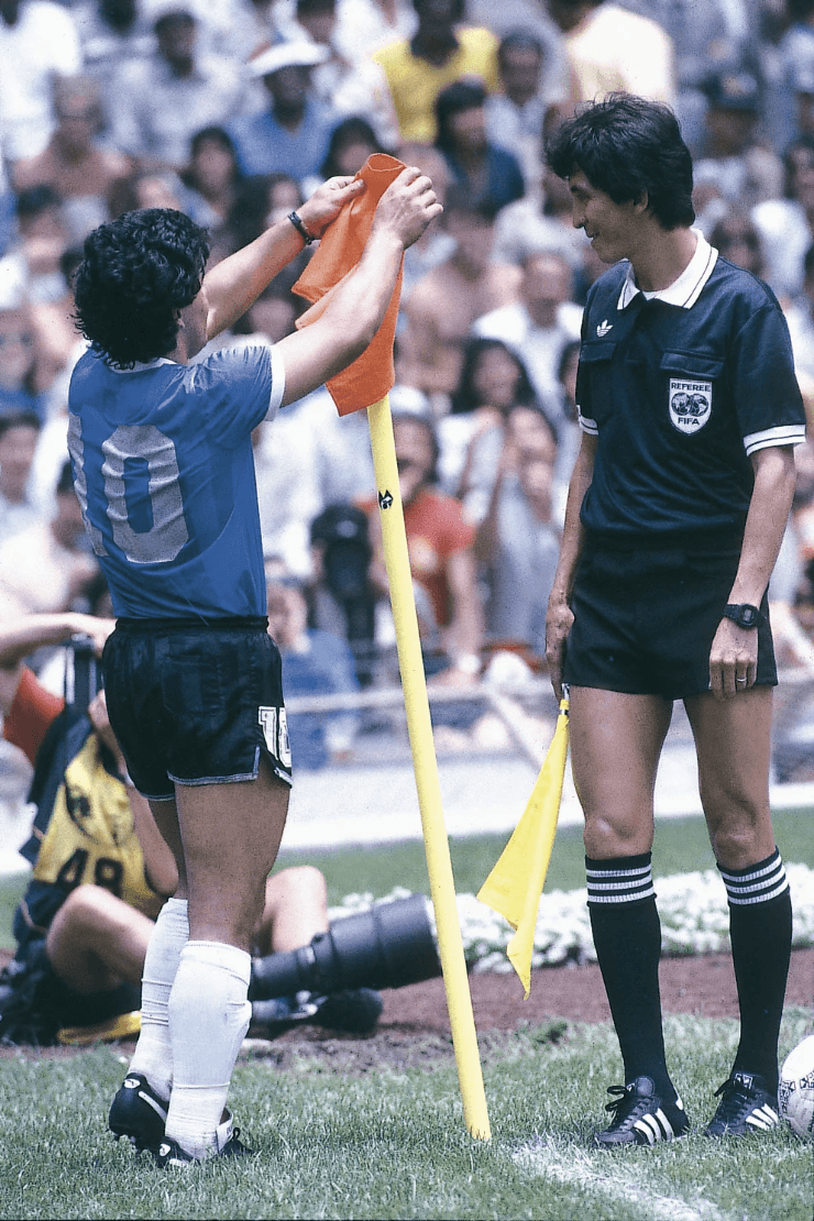 El detalle de Maradona que nadie vio antes de la Mano de Dios.