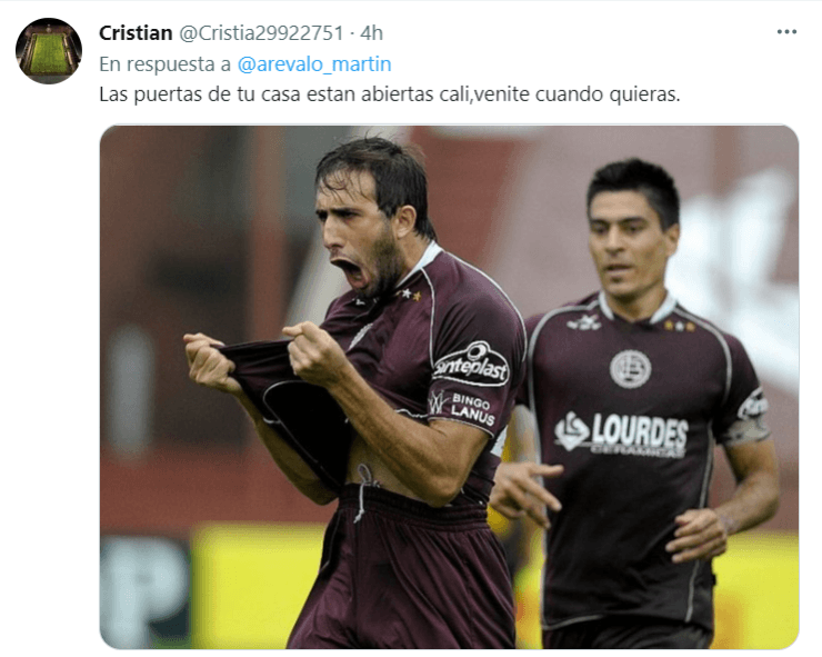 Los hinchas de Lanús quieren al Cali.