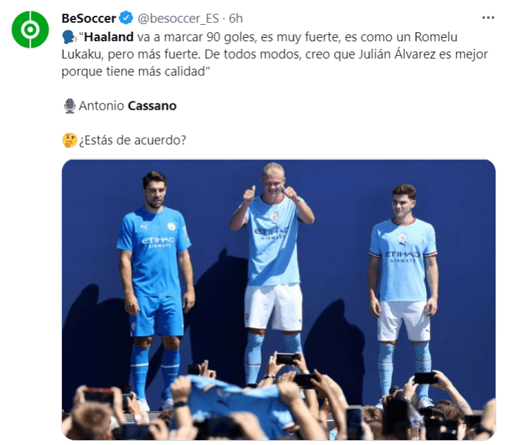 La declaración polémica de Cassano.