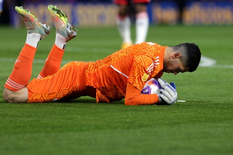 Agustín Rossi, seguridad en el arco de Boca.