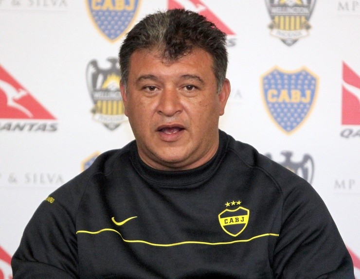 Borghi en su paso por Boca.