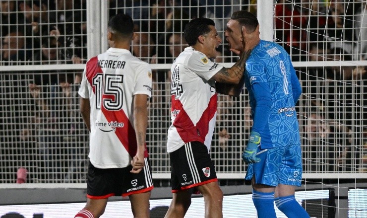 Franco Armani y Enzo Pérez, los capitanes.