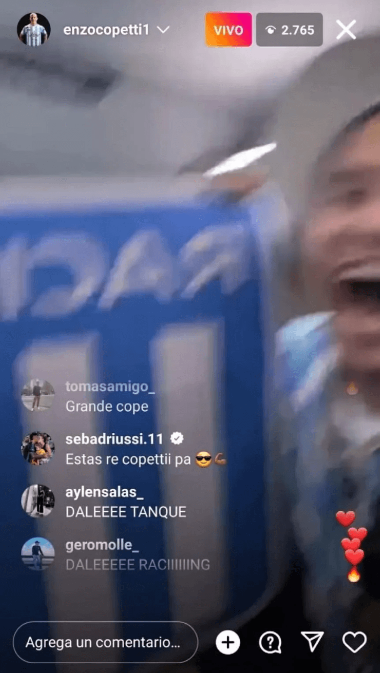 Un ex jugador de River aprovechó el vivo de Copetti para cargar a Boca.