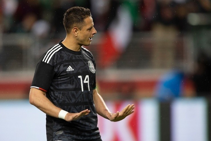 Chicharito, el 9 que se queda sin Mundial. (Imago7)