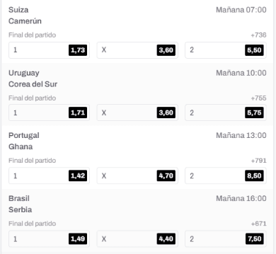 La formación de Argentina vs. Arabia Saudita.