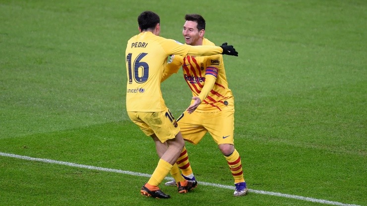 Pedri le agradeció a Messi por todo lo que lo ayudó en Barcelona.