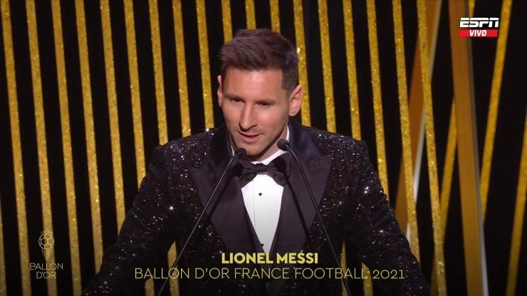 Messi se expresó tras la obtención de su séptimo Balón de Oro.