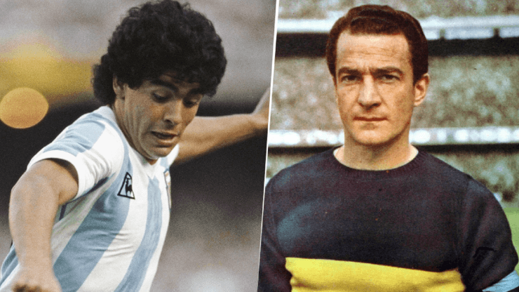 Diego Maradona y Ernesto Grillo.