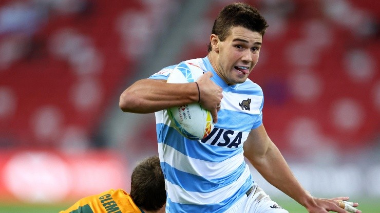 Agustín Fraga, one of the members of the seven of Los Pumas 7s.