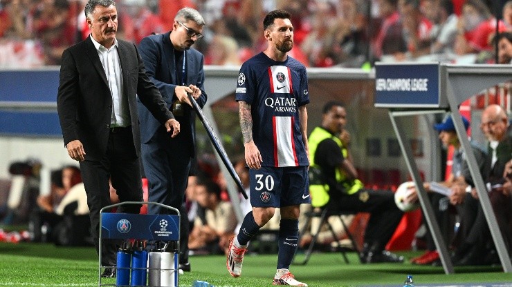 Galtier confirmó que Messi le pidió salir en el partido del PSG: el porqué