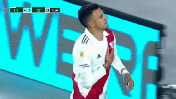 VIDEO | El gesto de Matías Suárez a los hinchas de River tras su gol