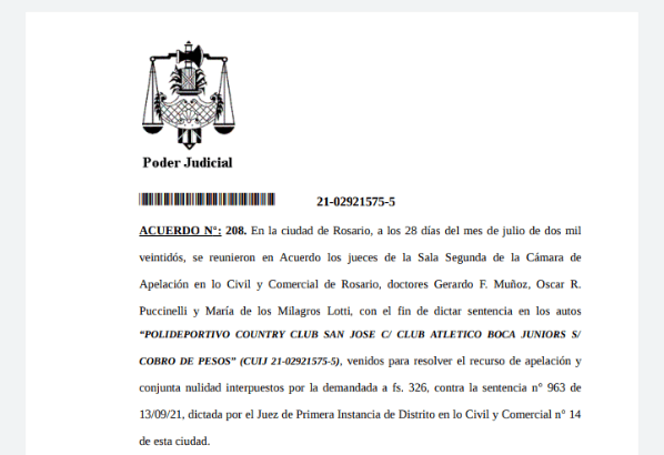 Fallo de la Justicia: Boca deberá pagar una suma millonaria por el contrato de Pablo Pérez