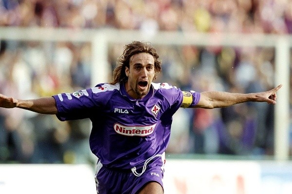 Batistuta, el destructor de Fiorentina. (Foto: Getty)