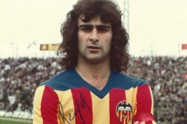 Mario Kempes, ídolo en Valencia.