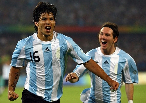 Sergio Agüero, figura en Pekín 2008. (Foto: Getty)