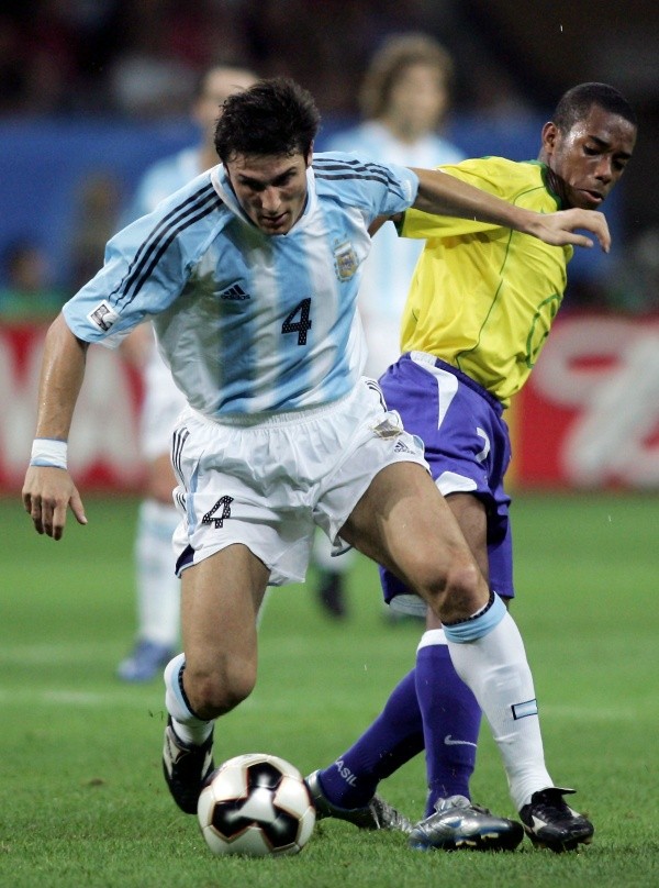 Zanetti enfrentando a Brasil. (Foto: Getty)