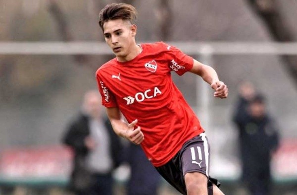 Rodrigo Márquez con los colores de Independiente.