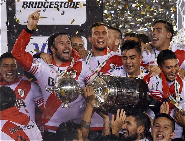 Los festejos del River campeón de 2015