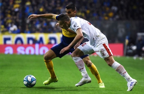 Briasco en un partido frente a Huracán. (Foto: Getty)