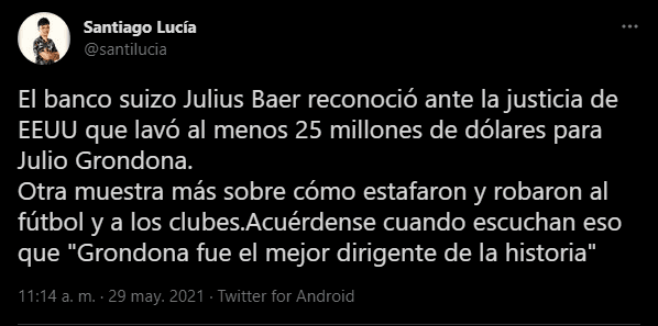 El escándalo llegó a las redes