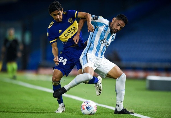 Agustín Obando con la camiseta de Boca. (Foto: Getty)