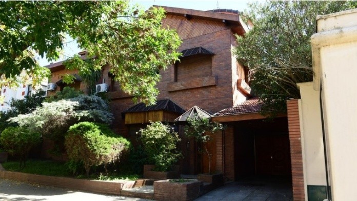 La casa de Diego Maradona, con domicilio en el barrio porteño de Villa Devoto.