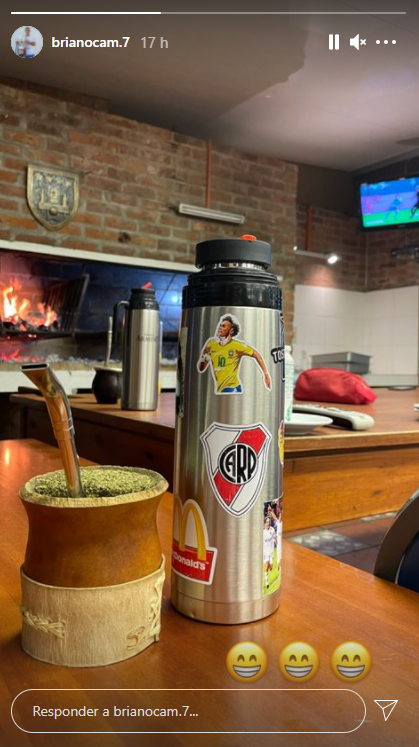 La historia de Ocampo en su Instagram