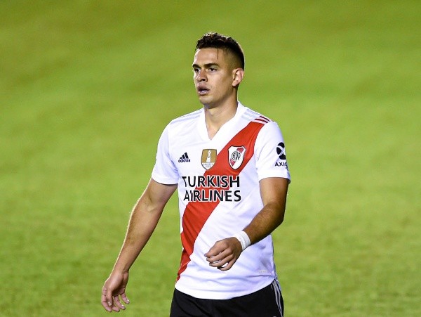 Rafael Borré durante un partido de River. (Foto: Getty)