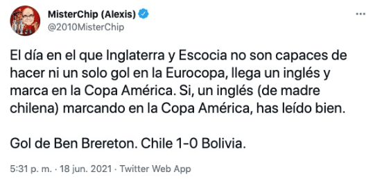 Tuit: Planeta Boca Juniors.