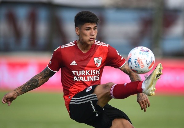 Carrascal durante un partido de River. (Foto: Getty)