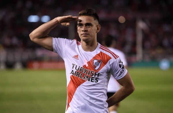 Rafael Santos Borré no seguiría en River. (Foto: Getty)