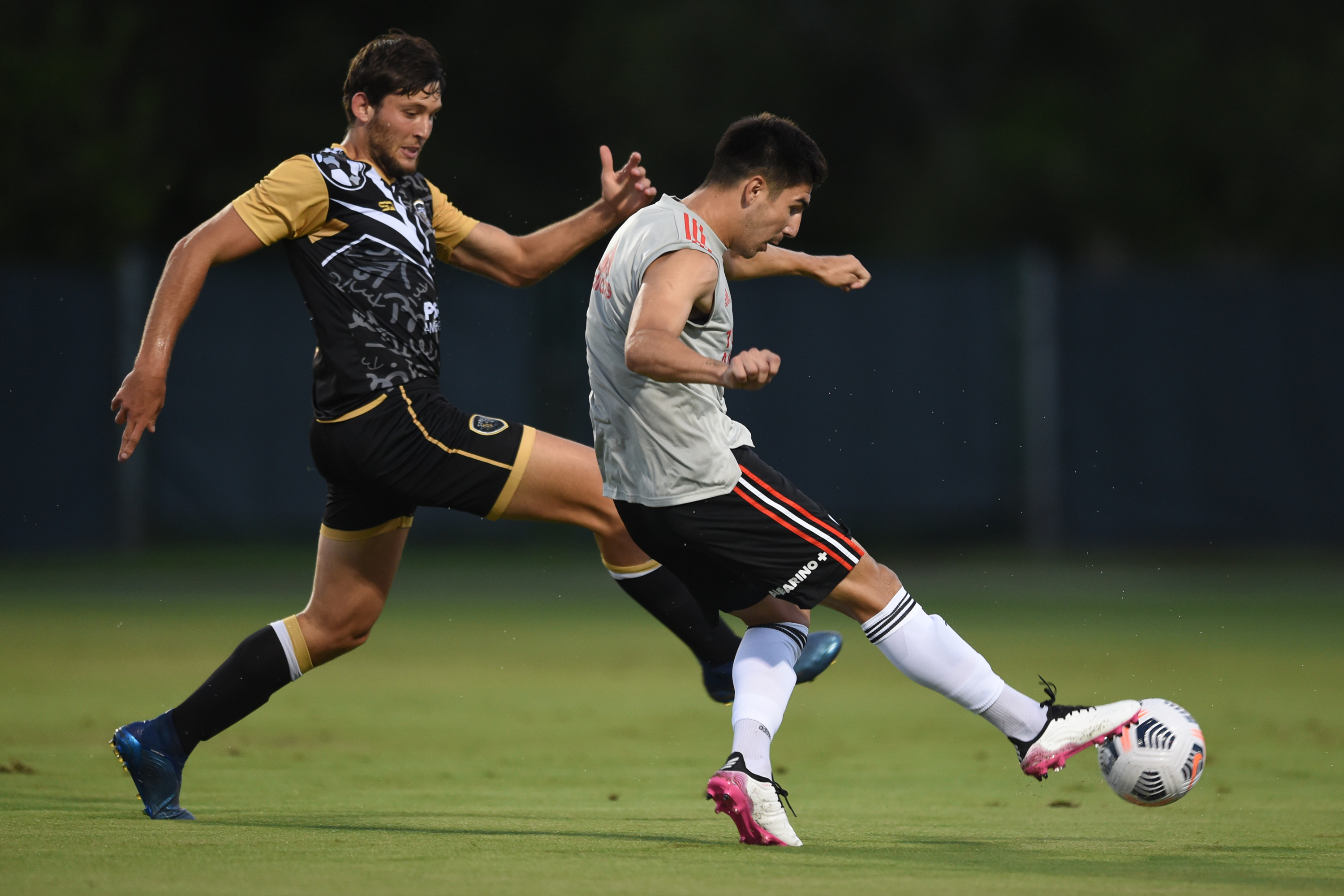 Agustín Fontana, autor del primer gol de River. (Foto: Twitter River Plate).