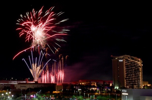 4 de julio en Las Vegas. (Getty Images)