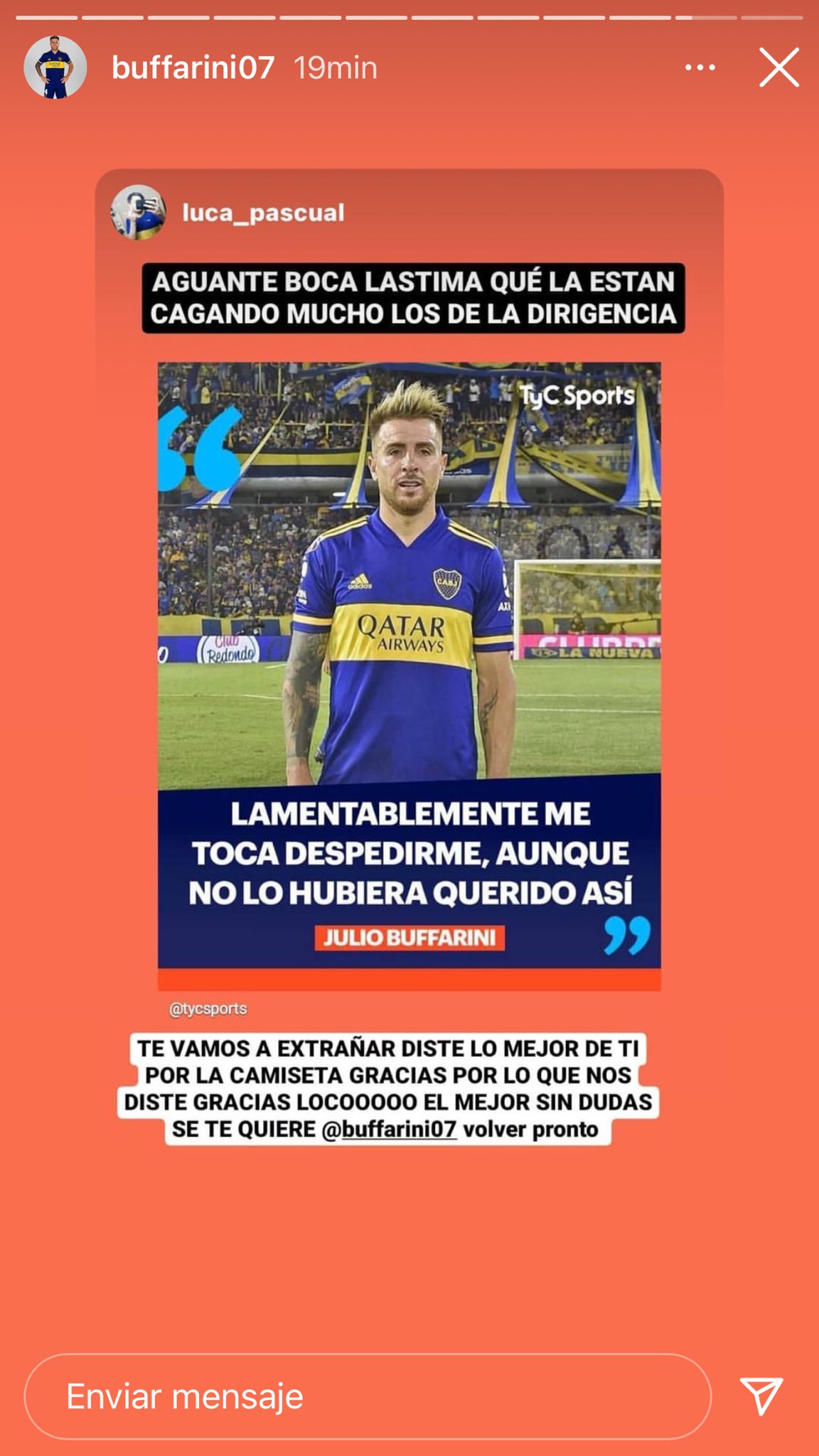 La foto de Instagram de Buffarini