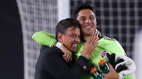 El Muñeco y su elogio para Enzo Pérez. (Foto: Getty Images)