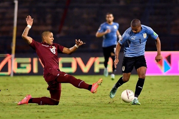 Nicolás De La Cruz en el seleccionado uruguayo. (Foto: Getty)