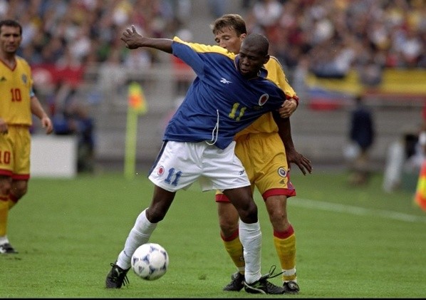 Faustino Asprilla en la Selección Colombia. (Foto. Getty)