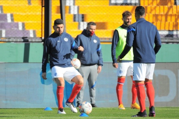 Orti en la previa del partido