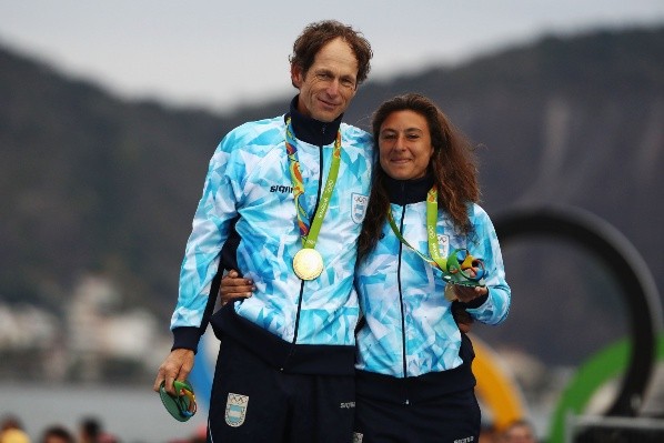 Santiago Lange y Cecilia Carranza serán los abanderados de Argentina en la ceremonia inaugural de Tokio 2020. (Foto: Getty).