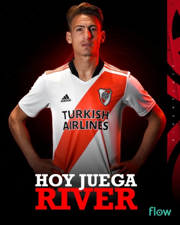 Braian Romero, la portada del “Hoy juega River”