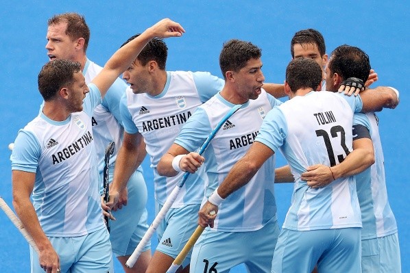 Los Leones buscan la clasificación a los cuartos de final del hockey masculino de Tokio 2020. (Foto: Getty Images).