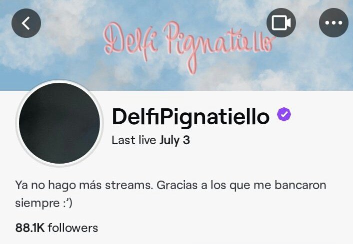 La biografía de Twitch de Delfina Pignatiello
