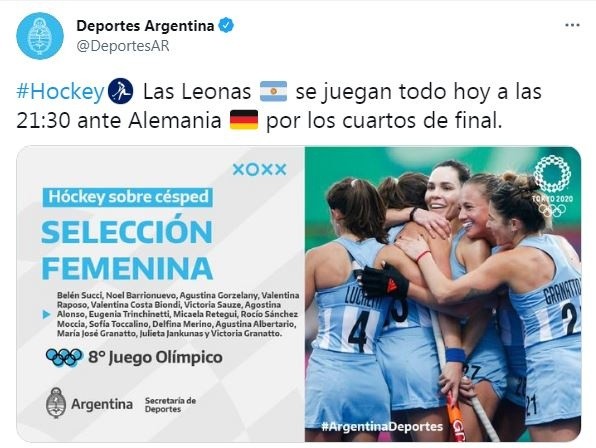 Foto: Captura Twitter @DeportesAR