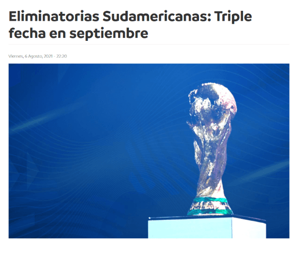 Fuente: CONMEBOL.COM