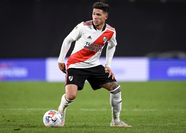 Enzo Fernández pelea un lugar para el miércoles. (Foto: Getty Images)