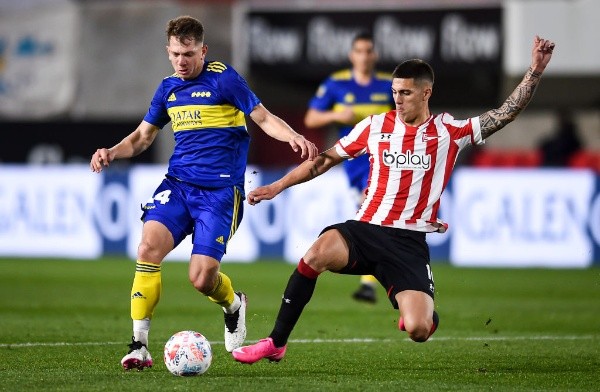 Esteban Rolón frente a Estudiantes. (Foto: Getty)